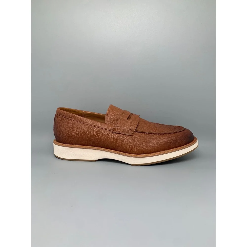 Allen Edmonds Benson Leather Brown Penny Loafers 8289 Men's Sz 13 D